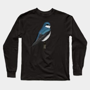 Tree Swallow Backyard Birds Bird Art Long Sleeve T-Shirt